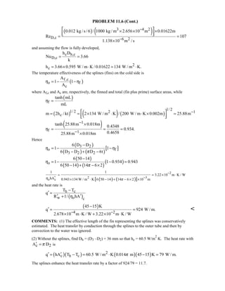 Heat transfer 5th ed incropera solution manual
