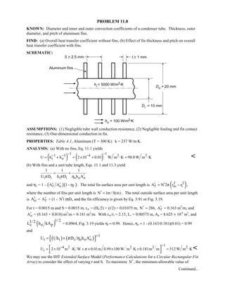 Heat transfer 5th ed incropera solution manual