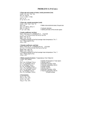 Heat transfer 5th ed incropera solution manual