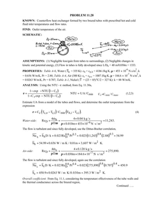 Heat transfer 5th ed incropera solution manual