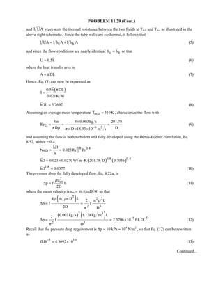 Heat transfer 5th ed incropera solution manual