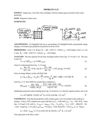 Heat transfer 5th ed incropera solution manual