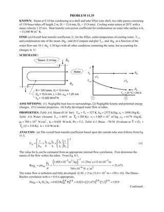 Heat transfer 5th ed incropera solution manual