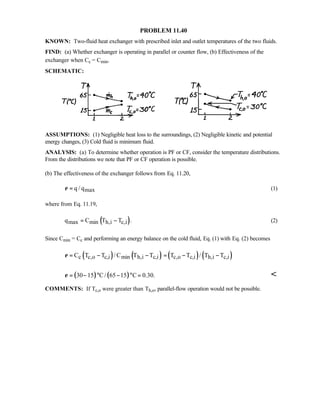 Heat transfer 5th ed incropera solution manual