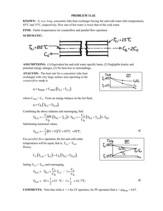 Heat transfer 5th ed incropera solution manual