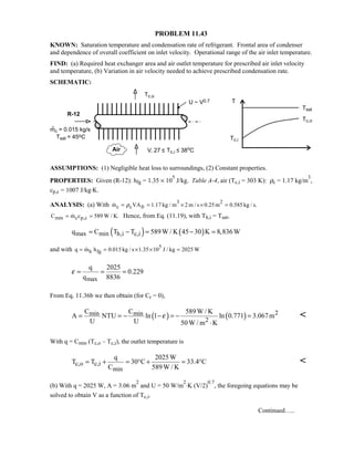 Heat transfer 5th ed incropera solution manual
