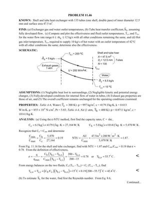 Heat transfer 5th ed incropera solution manual
