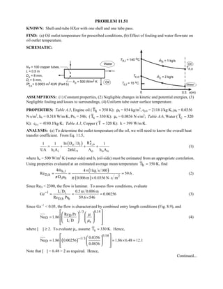 Heat transfer 5th ed incropera solution manual