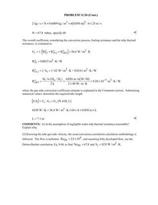 Heat transfer 5th ed incropera solution manual