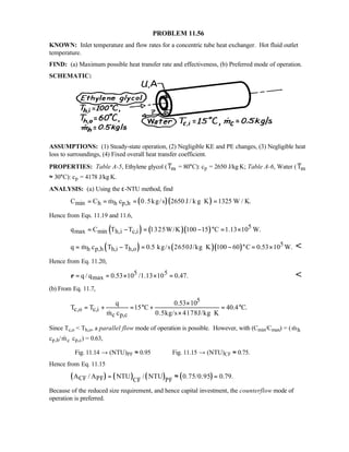 Heat transfer 5th ed incropera solution manual