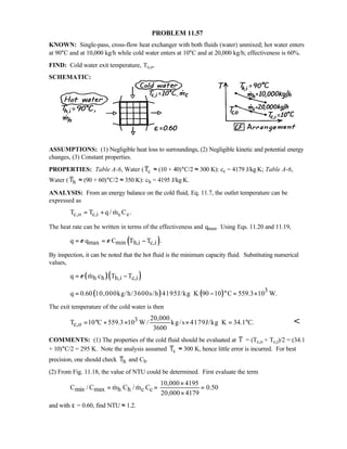 Heat transfer 5th ed incropera solution manual