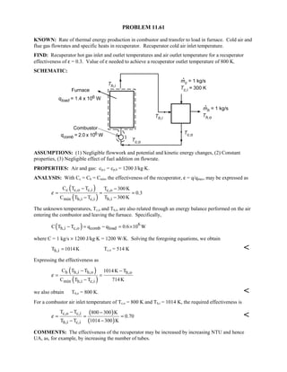 Heat transfer 5th ed incropera solution manual