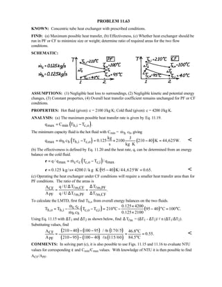 Heat transfer 5th ed incropera solution manual