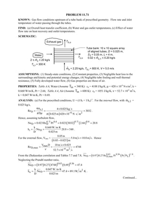 Heat transfer 5th ed incropera solution manual