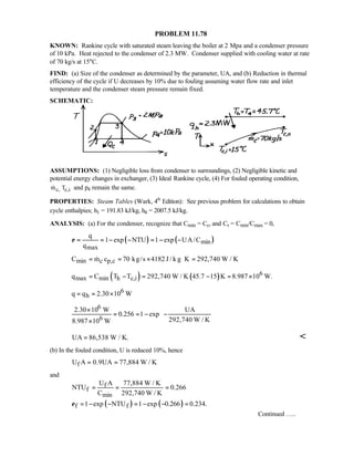 Heat transfer 5th ed incropera solution manual