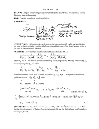 Heat transfer 5th ed incropera solution manual