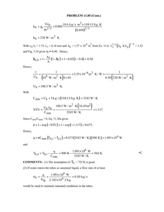 Heat transfer 5th ed incropera solution manual