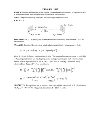 Heat transfer 5th ed incropera solution manual