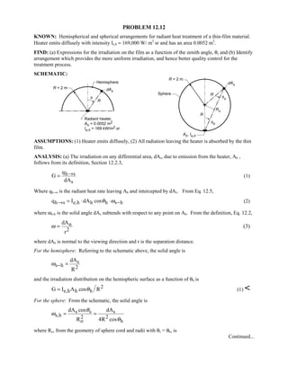 Heat transfer 5th ed incropera solution manual