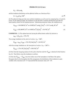 Heat transfer 5th ed incropera solution manual