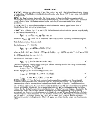 Heat transfer 5th ed incropera solution manual