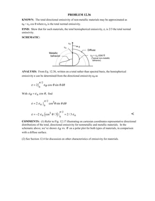 Heat transfer 5th ed incropera solution manual
