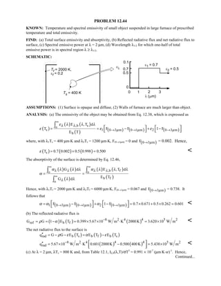 Heat transfer 5th ed incropera solution manual