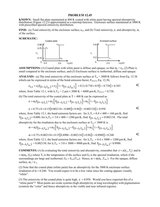Heat transfer 5th ed incropera solution manual