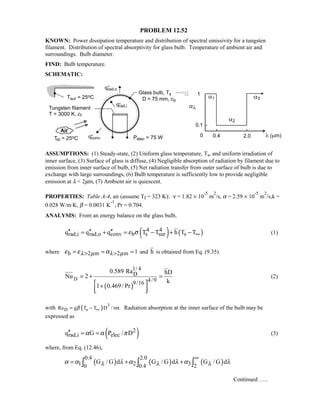 Heat transfer 5th ed incropera solution manual