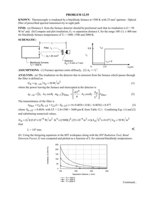 Heat transfer 5th ed incropera solution manual