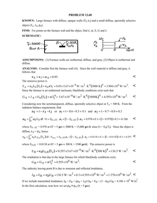 Heat transfer 5th ed incropera solution manual