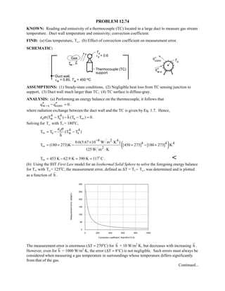 Heat transfer 5th ed incropera solution manual