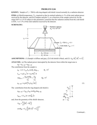 Heat transfer 5th ed incropera solution manual