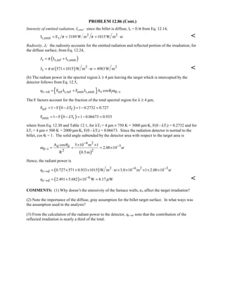 Heat transfer 5th ed incropera solution manual