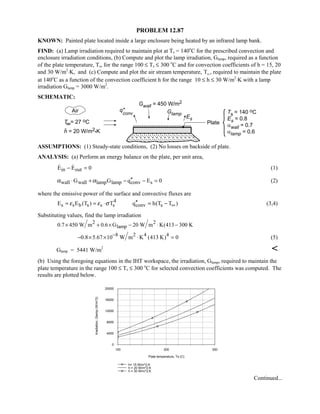 Heat transfer 5th ed incropera solution manual