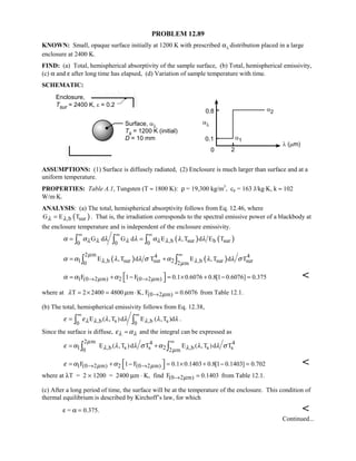 Heat transfer 5th ed incropera solution manual