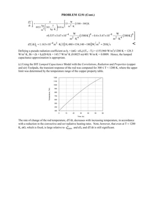Heat transfer 5th ed incropera solution manual
