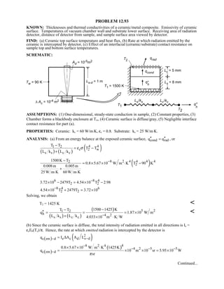 Heat transfer 5th ed incropera solution manual