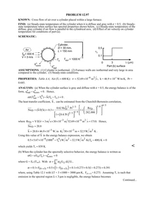 Heat transfer 5th ed incropera solution manual