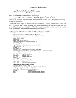 Heat transfer 5th ed incropera solution manual