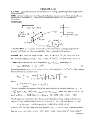 Heat transfer 5th ed incropera solution manual