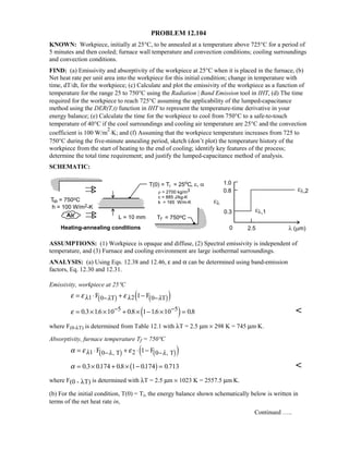 Heat transfer 5th ed incropera solution manual