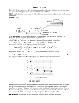 Heat transfer 5th ed incropera solution manual