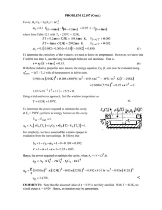 Heat transfer 5th ed incropera solution manual