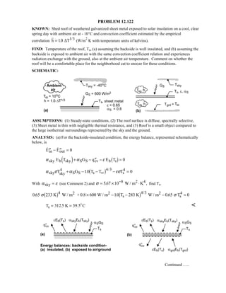 Heat transfer 5th ed incropera solution manual