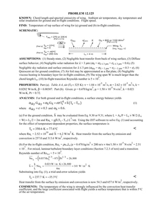 Heat transfer 5th ed incropera solution manual