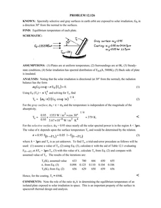 Heat transfer 5th ed incropera solution manual