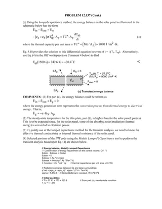 Heat transfer 5th ed incropera solution manual