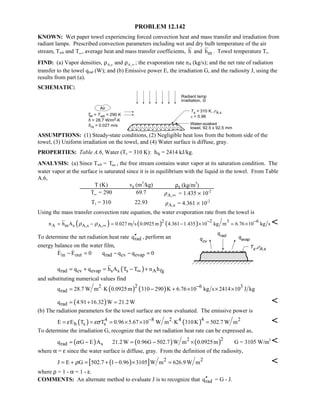 Heat transfer 5th ed incropera solution manual