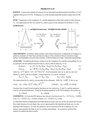 Heat transfer 5th ed incropera solution manual